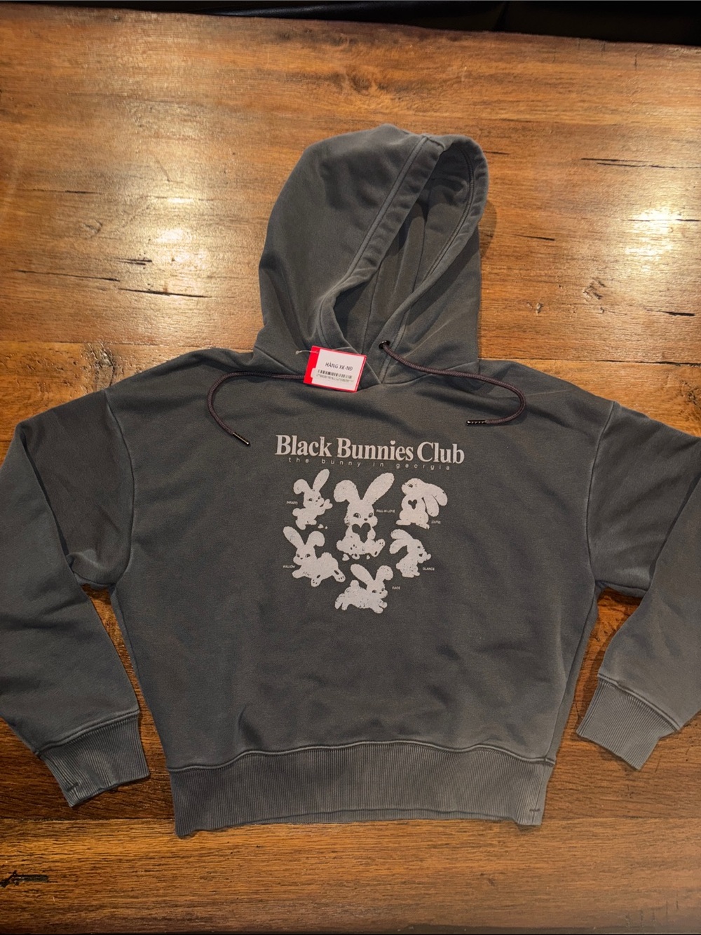 Spao Grey Bunny Hoodie